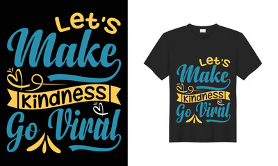 World kindness day t shirt design