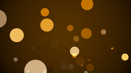 カラフルな背景に円が湧き出る