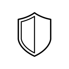 shield icon design vector template