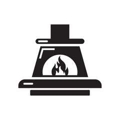 fire place inside icon , interior icon