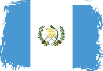 Grunge Guatemala flag.flag of Guatemala,banner vector illustration. Vector illustration eps10.