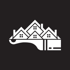 Real estate and painter logo