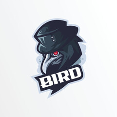 Bird Raven E-sport Logo Design