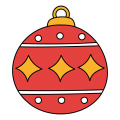 Balls Christmas Clipart, Xmas