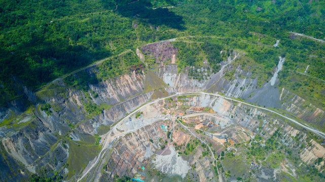 Panguna Open Pit Mine Side