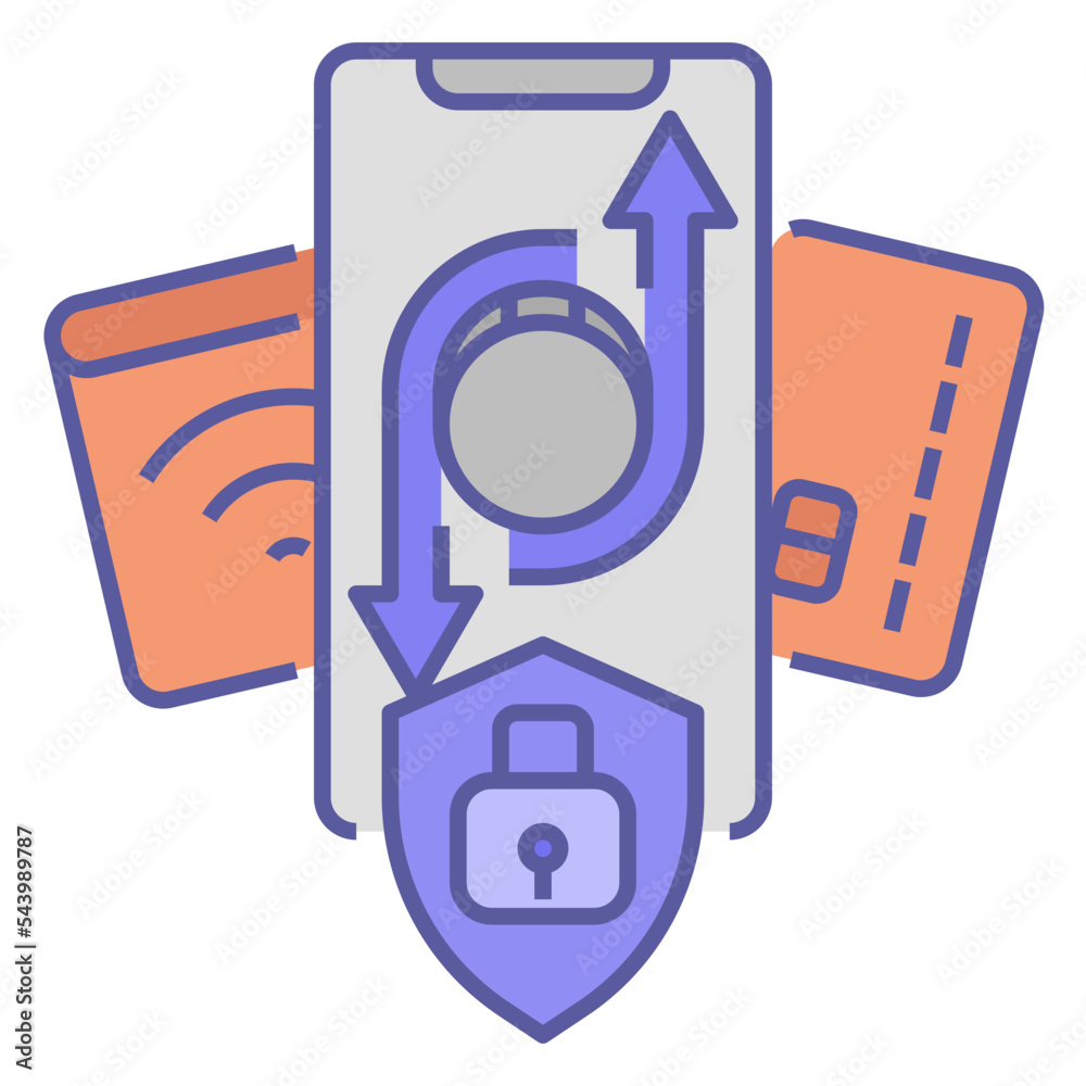 Sticker transaction security icon