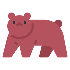bear flat icon