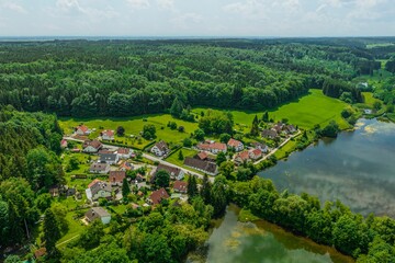 Burgwalden - idyllisch gelegenes Dorf in den Westlichen Wäldern nahe Augsburg