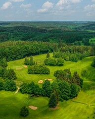 Golfplatz im Anhauser Tal bei Burgwalden