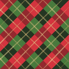 christmas Plaid background pattern