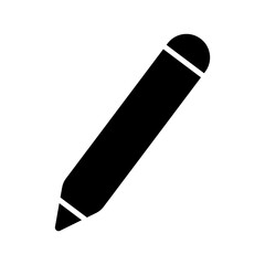 pencil icon in trendy flat design