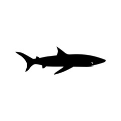 Obraz premium Shark silhouette illustration