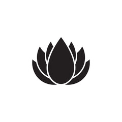 Beauty Vector lotus flowers design logo Template icon
