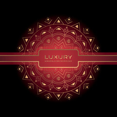 A luxury mandala background design