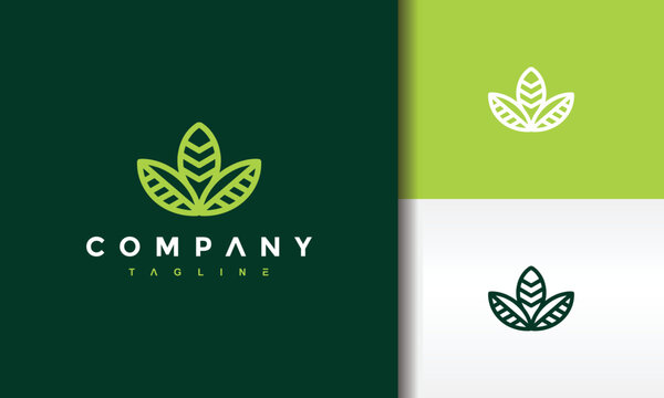 three leaf line logo