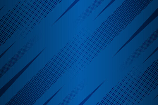 Blue abstract comic style with halftone background