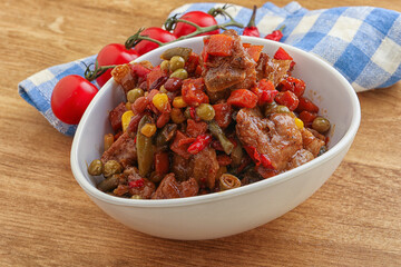 Roasted pork with oyster sauce