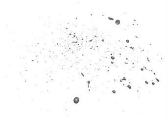 silver splash brush. Silver, shiny dots