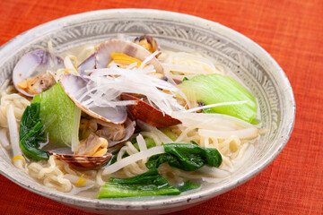 アサリ煮込み蕎麦