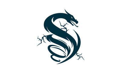 illustration of dragon with thunder © HORECCA