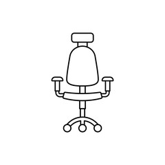 Furniture, interior, household, office chair, armchair, revolving chair, seat icon