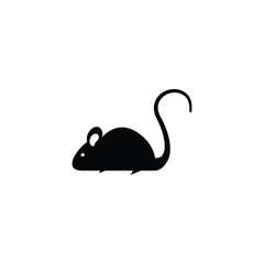 Mouse rat icon or logo vector graphics