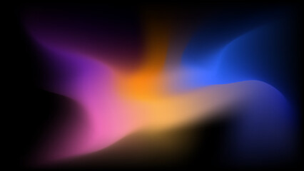 Abstract blurred gradient background with grainy texture vector. Vector abstract graphic design banner pattern presentation background wallpaper web template.