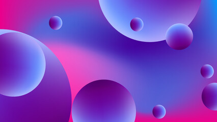 Dark purple and pink 3d technology background wallpaper with colorful gradient blur. Vector abstract graphic design banner pattern presentation background wallpaper web template.