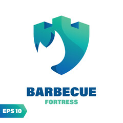 Barbecue Fortress Logo