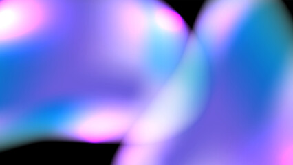 Blurred fluid liquid aurora gradient background with modern abstract technology futuristic neon hologram color patterns. Templates for brochure, poster, banner, flyer and card. Vector illustration.