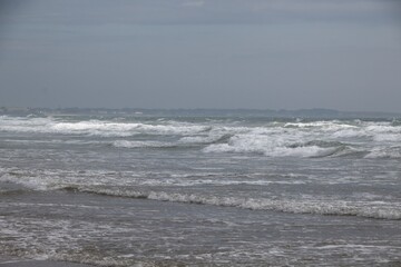 beach in the morning