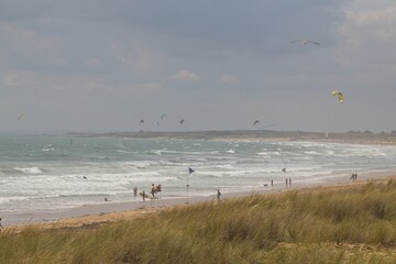 beach in the morning