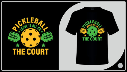 Pickleball T-Shirt Design