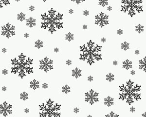 Happy Holidays! Black and white illustration with holiday decoration