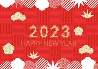 年賀状 2023 卯年 背景