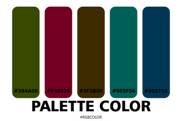 A Collection of Accurately Color Palettes with Codes, Perfect for use by illustrators