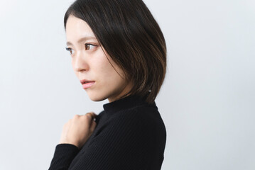 Fototapeta premium クールな女性ポートレート