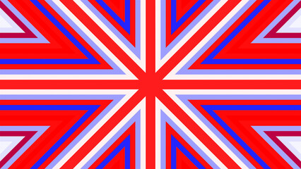 geometric pattern art background similar to England flag
