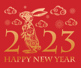 Happy Chinese New Year 2023 Background Design