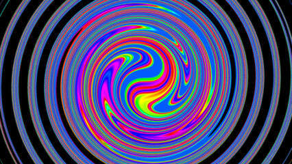 grunge distorted colorful swirl pattern sand art background