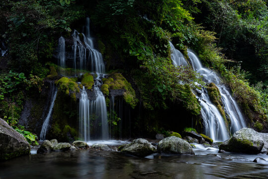 美しい滝　吐竜の滝山梨県