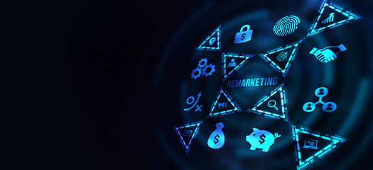 Internet, business, Technology and network concept. The concept of business, technology, the Internet and the network. 3d illustration.