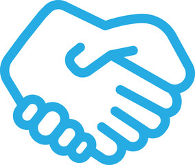 Handshake Vector Icon which is suitable for commercial work and easily modify or edit it
