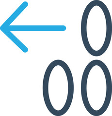Binary code Vector Icon which is suitable for commercial work and easily modify or edit it
