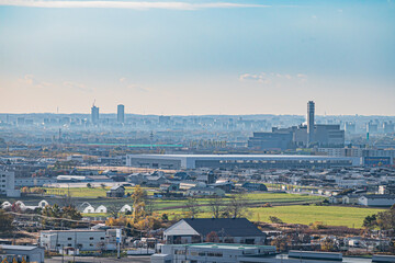 秋のモエレ沼公園の風景