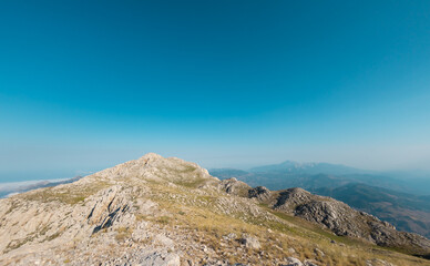 Beautiful Turkish mountains at sunset