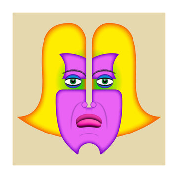 Retrato de mujer expresando con su rostro sentimientos de inseguridad, rechazo o duda