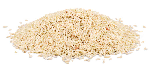 Pile of Brown Rice