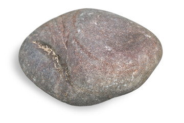 Pebble stone isolated on white background