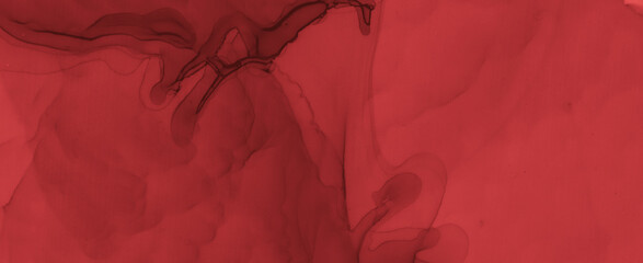 Liquid Blood Background. Rose Fluid Banner.